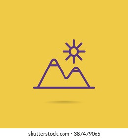 Mountains Icon