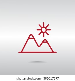 Mountains Icon