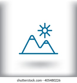 Mountains Icon