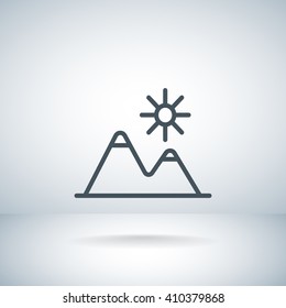 Mountains Icon