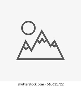 mountains icon