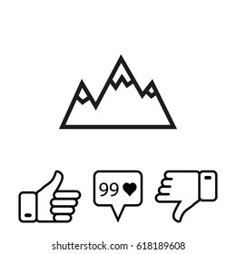 mountains icon