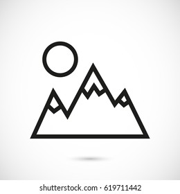 mountains icon