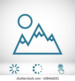 mountains icon