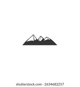Mountains Icon flat vector design