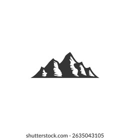 Montanhas Ícone design de vetor plano