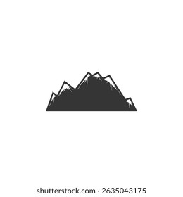 Mountains Icon flat vector design