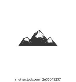 Mountains Icon flat vector design