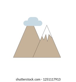 mountains icon logo