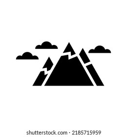 mountains icon or logo isolated sign symbol vector illustration - high quality black style vector icons
