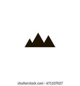 mountains icon. sign design