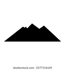 Mountains icon vector. hike, travel illustration sign. camping symbol.