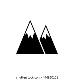 Mountains icon vector illustration eps10.
