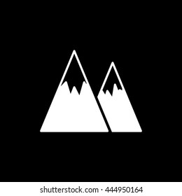 Mountains icon vector illustration eps10.