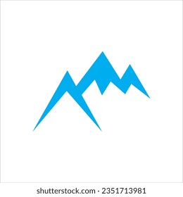 mountains icon vector illustration symbol