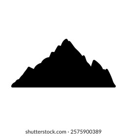 Mountains icon vector set. hike, travel illustration sign collection. camping symbol.