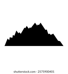 Mountains icon vector set. hike, travel illustration sign collection. camping symbol.