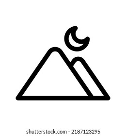 Gebirgssymbol Vektor Symbol Design Illustration