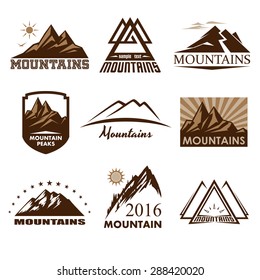 Mountains Icons