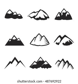 Similar Images, Stock Photos & Vectors of Mountains vector. Nature or