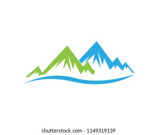 MOUNTAINS ILLUSTRATION VECTOR IMAGE