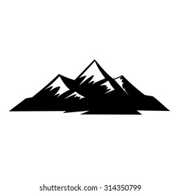 Mountains and island icons.vector