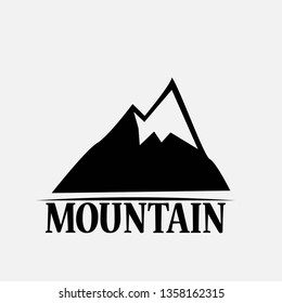 Mountains isolated on a white backgrounds