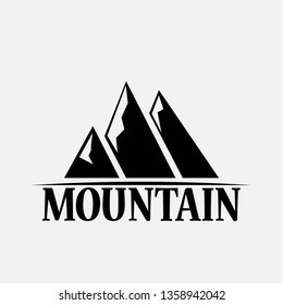 Mountains isolated on a white backgrounds
