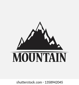 Mountains isolated on a white backgrounds
