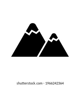 mountains knife icon or logo isolated sign symbol vector illustration - high quality black style vector icons

