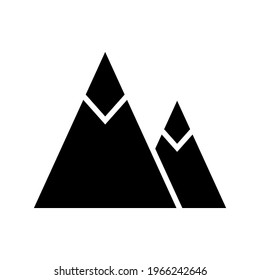 mountains knife icon or logo isolated sign symbol vector illustration - high quality black style vector icons
