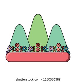 Mountains landscape design