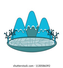 Mountains landscape design