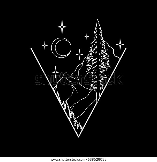 Free Free 319 Mountain Moon Svg SVG PNG EPS DXF File