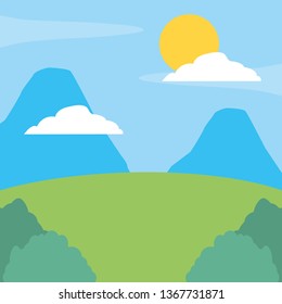 mountains landscape nature