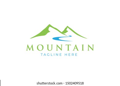 Mountains / Lanscape Logo Design Vector Template