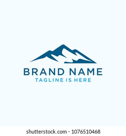 Mountains logo design vector template