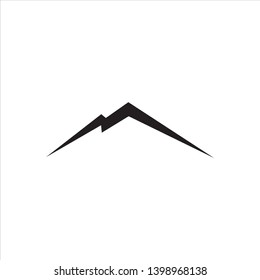 Mountains logo design vector template