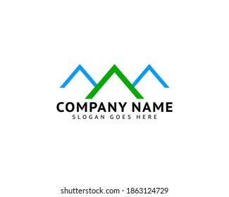 Mountains Logo Design Vector Template