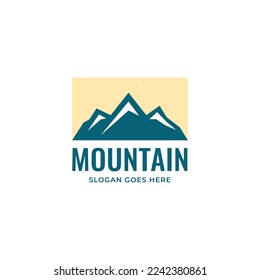 Mountains logo design vector template