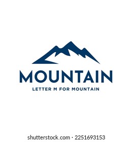 Mountains logo design vector template eps 10