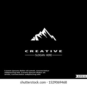Mountains logo design vector template.eps10