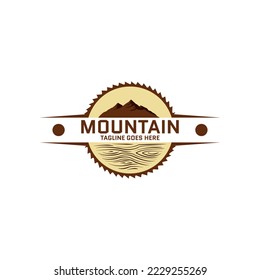 Berglogo. Logo des Bergbasecamp.
