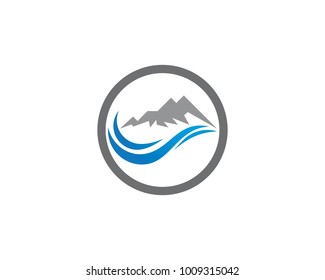 Mountains Logo Template
