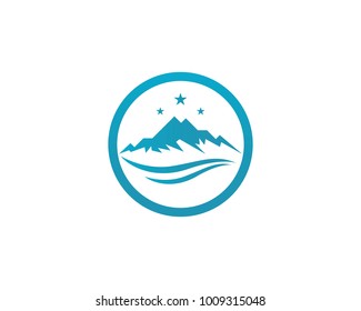 Mountains Logo Template
