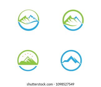 Mountains Logo Template
