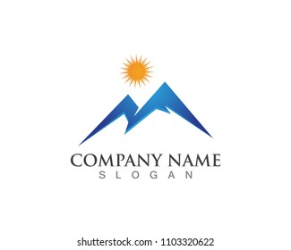 Mountains Logo Template