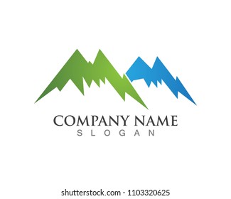 Mountains Logo Template