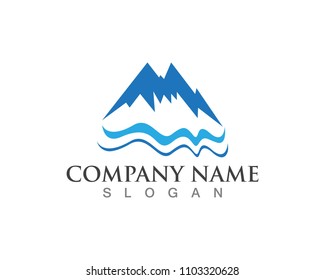 Mountains Logo Template