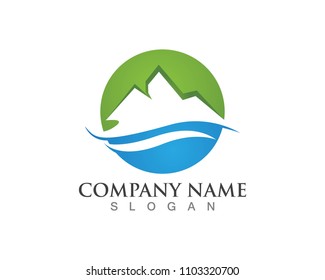 Mountains Logo Template
